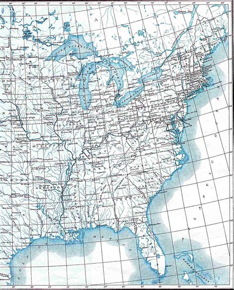 Maps: United States Map Longitude And Latitude