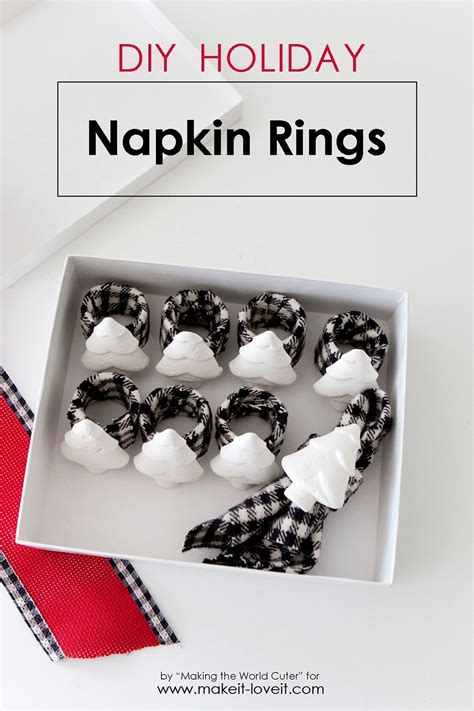 DIY Holiday Napkin Rings | Make It & Love It