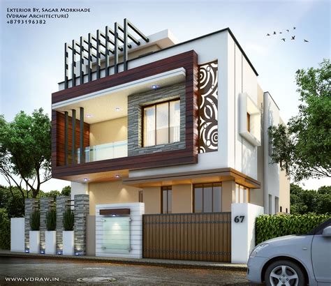 7 Pics Modern Front Elevation Home Design And Description - Alqu Blog