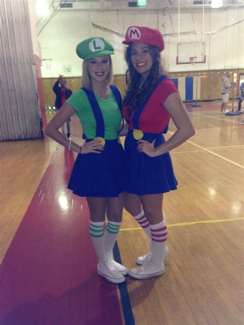 Mario and Luigi Halloween costumes | Halloween costumes friends, Bff ...