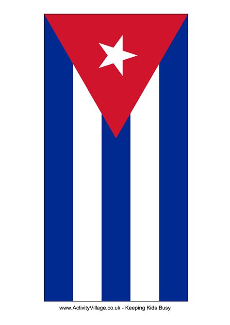 Cuba Flag, Star Emblem, National Symbol, Caribbean Heritage, Triangular ...