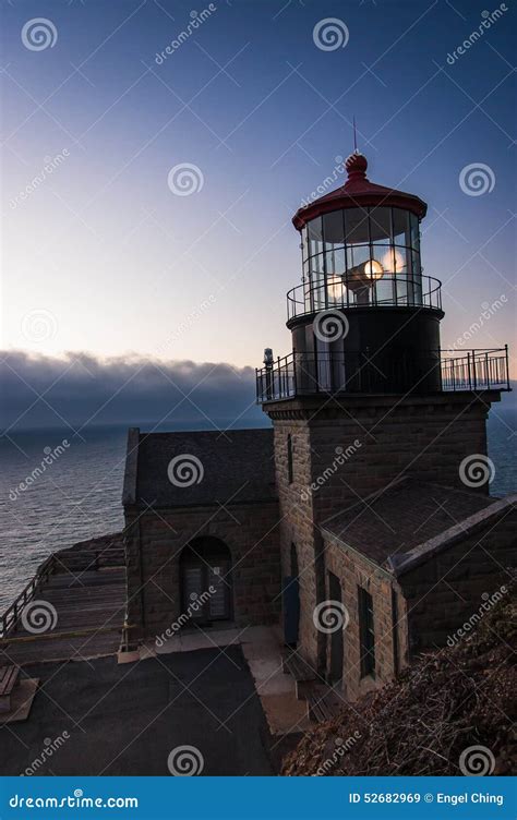 Point Sur Lighthouse in Big Sur, California Stock Image - Image of ...