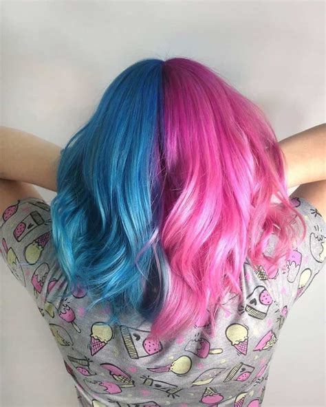 23 Brilliant Split Hair Color Ideas (That'll Make You Dye Your Hair)