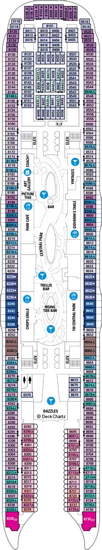 Royal Caribbean Oasis of the Seas Deck Plans: Ship Layout, Staterooms ...