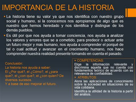 HISTORIA DE MÉXICO: IMPORTANCIA DE LA HISTORIA (Act. 1)