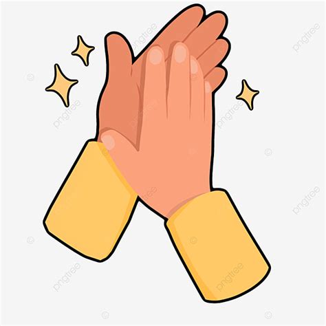 Hand Claps Clipart Transparent Background, Hands Clapping Clipart ...