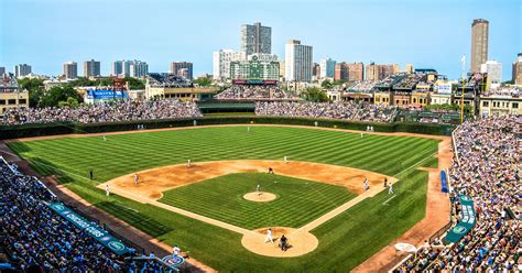 Wrigley Field (Home of Chicago Cubs) - Chicago IL | Wrigley field ...