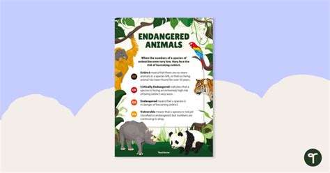 Endangered Species Poster