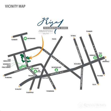 Rizal Technopark vicinity map – Royale Homes Marketing Corp. | Real ...