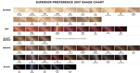 Loreal Makeup Colour Chart - Mugeek Vidalondon