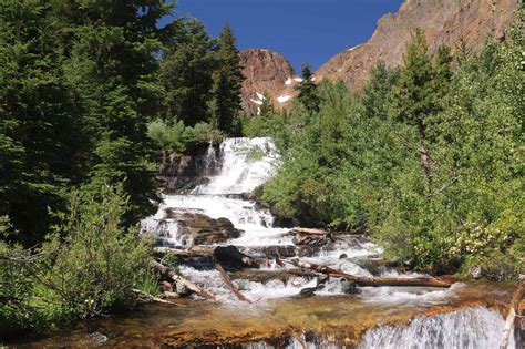 Lundy Canyon Waterfalls - Wildflowers, Waterfalls, and Lakes