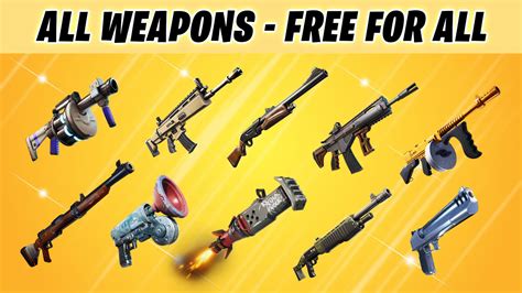 ALL WEAPONS - FREE FOR ALL 0864-0244-6997 by roxs - Fortnite