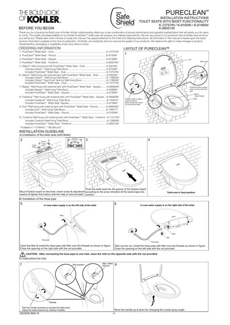 Kohler Wall Hung Toilet Installation Instructions - Wall Design Ideas