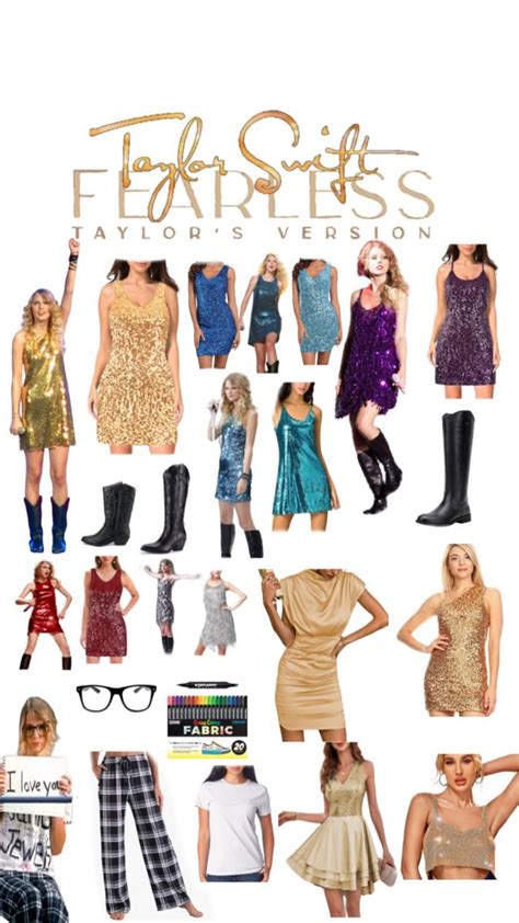 Fearless Era Outfits For Taylor Swift Eras Tour | Taylor swift tour ...