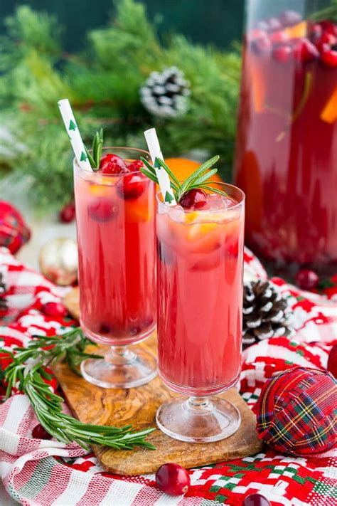 Christmas Punch Recipe (Boozy or Not) | Sugar & Soul