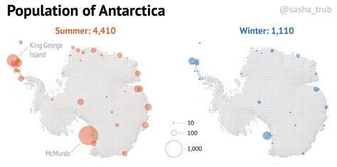 Population Map Of Antartica