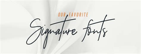 25 Free Signature Fonts for Logo Design | Colormelon