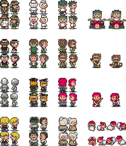 Earthbound Fangame Sprites by DragonDePlatino on DeviantArt