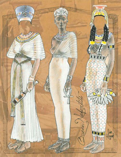 Queen Nefertiti [Ancient Egyptian Queen] : Paper Dolls of Classic Stars ...