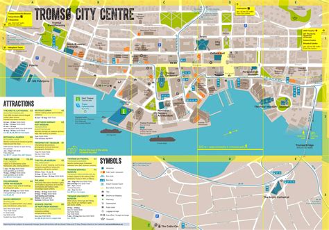 Tromsø tourist map