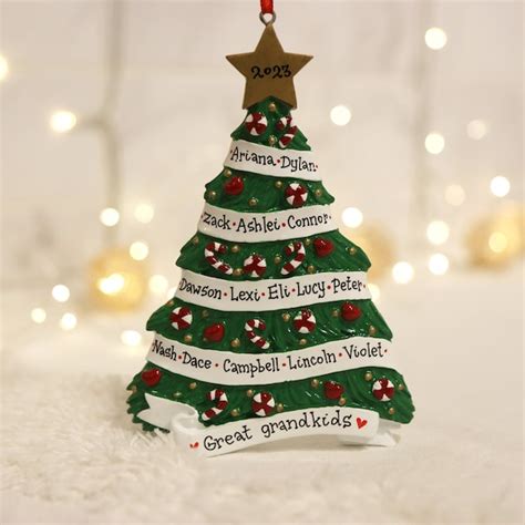 Personalized Christmas Ornament Names - Etsy