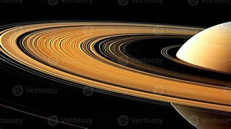 Saturn's rings in stunning detail. Generative AI 29266877 Stock Photo ...