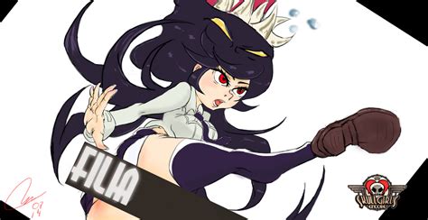 Skullgirls - Filia! by gutspen on DeviantArt