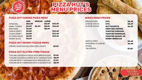 Pizza Hut Menu Prices + Save Money w/ Meal Deals (2024)