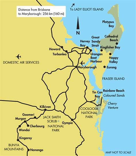 Hervey Bay Map and Hervey Bay Satellite Image