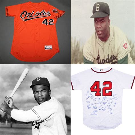 Jackie Robinson #42 commemorative Jerseys signed by every MLB player ...