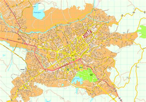 Tirana Albania Map