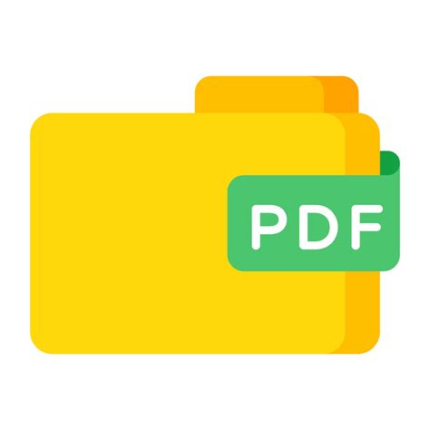 Trendy design icon of pdf folder 19890984 Vector Art at Vecteezy