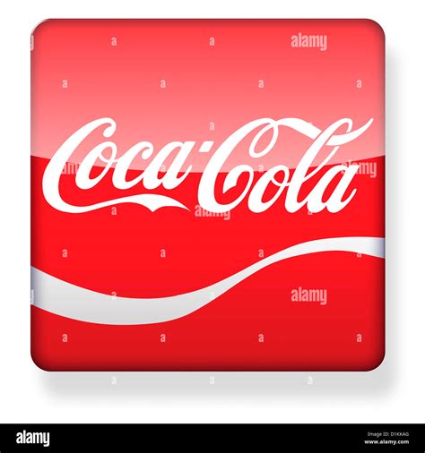 Coca-Cola logo as an app icon Stock Photo - Alamy