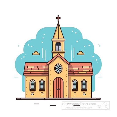 Religion Clipart-christian church icon vector illustration clip art