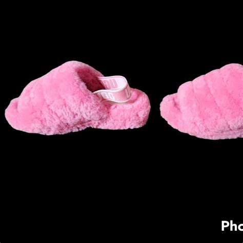 UGG Women's Pink Slippers | Depop