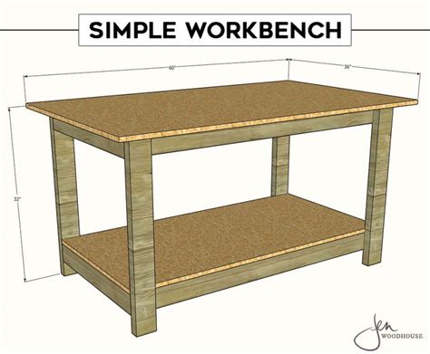 How To Build A Simple DIY Workbench With 2x4 Lumber