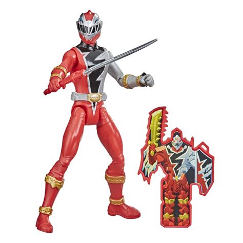 Power Rangers Dino Fury Red Ranger 6-Inch Action Figure with Dino Fury ...