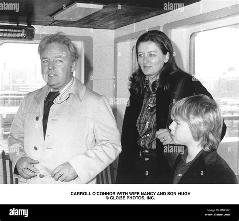 Apr. 9, 2001 - CARROLL O'CONNOR WITH WIFE NANCY AND SON HUGH.(Credit ...