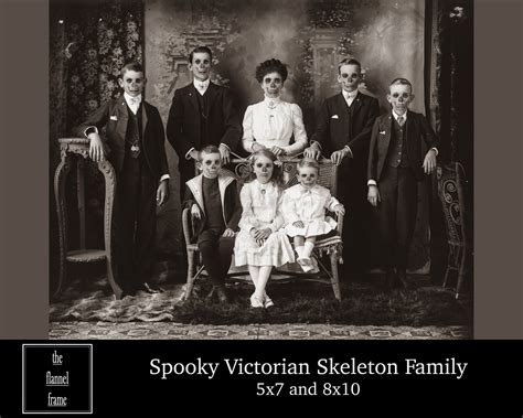 Vintage Halloween Portrait Photo Spooky Victorian Family - Etsy Canada