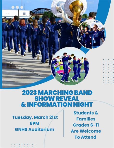 2023 Marching Band Show Reveal/Information Night | American Leadership ...