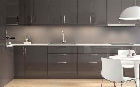 Ikea Ringhult Gloss Grey Kitchen Cabinet Doors and Drawer Faces ...