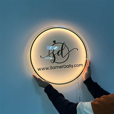 Custom Logo Office Door Sign,office Wall Sign,acrylic Logo Sign,round ...