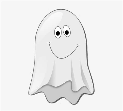 Halloween Clip Art Cute Little Ghost - Transparent Background Ghost ...