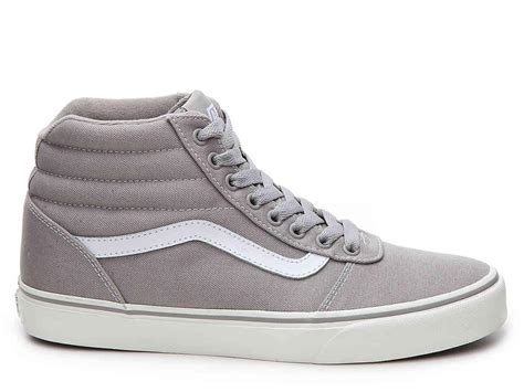 Vans Ward Hi Canvas High-top Sneaker in Grey (Gray) for Men - Lyst