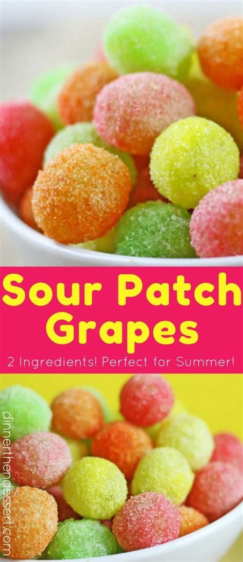 Sour Patch Grapes are a great sour candy fix! With only two ingredients ...