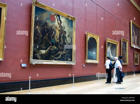 Liberty Leading the People by Eugene Delacroix in the Louvre, Paris ...