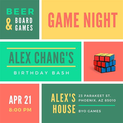 Customize 60+ Game Night Invitations Templates Online - Canva