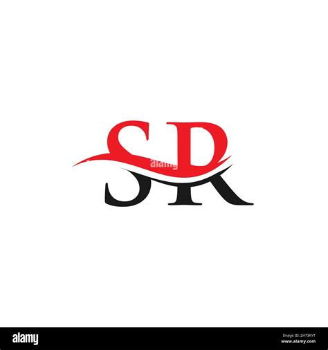 SR logo design. Initial SR letter logo design Stock Vector Image & Art ...