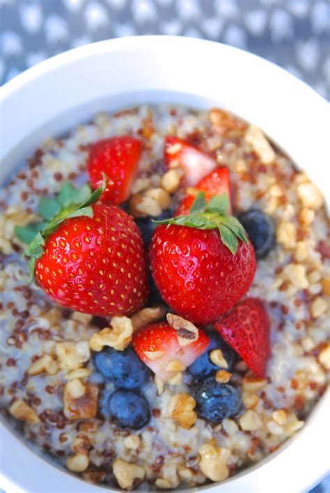 Oatmeal with Quinoa Breakfast Recipe {Gluten-Free} - Making Lemonade