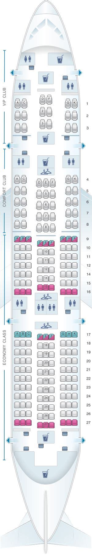 Seat Map Azal Azerbaijan Airlines Boeing B787 8 Dreamliner | Air ...